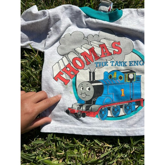 Vtg Thomas The Tank Engine Shirt Youth Size 4 T-Shirt Shirt 1994 USA - Picture 6 of 8